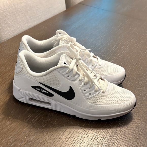 Nike Air Max 90 Golf Men’s White and Black - Like New! - Picture 1 of 7